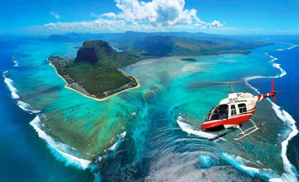 Underwater Waterfall by Helicopter - Image 3